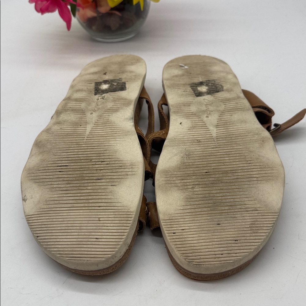 Clarks Women’s Brown Strappy Comfort Sandals Size 12 MCS9992P - Picture 5 of 7